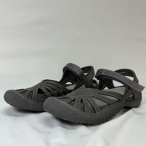 J Sport By Jambu Poppy Sandals Sport Walking Comfort Gray Women's Size 7‎